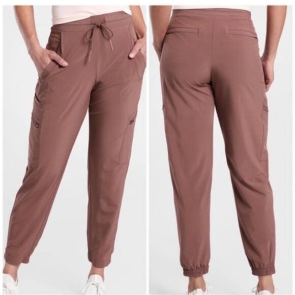Athleta Venture Pant Brown 10 - Picture 1 of 10